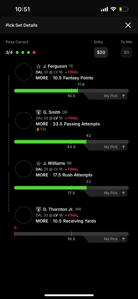 Joker_DFS's tweet photo. Brutal… not even a target is crazy. I know @Pick6 got me?! https://t.co/pRvlo1X8ym