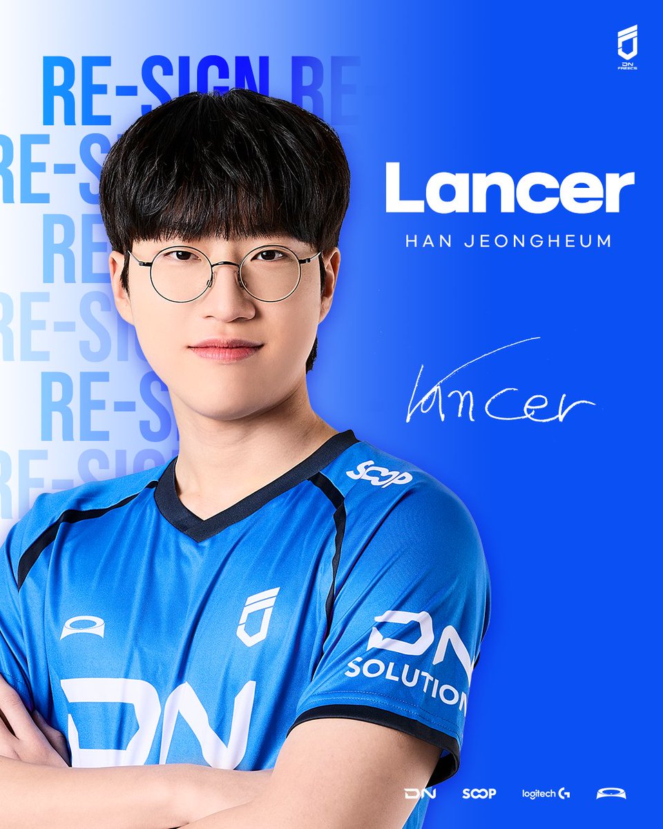 SOOPers_LoL's tweet photo. [Re-Sign Quantum, Lancer, DDoiV]

'Quantum' 손정환 선수, 'Lancer' 한정흠 선수, 'DDoiV' 방문영 선수가 DN 프릭스와 2026년도 함께 하게 되었습니다.

DN 프릭스에서 앞으로도 뛰어난 활약과 미래를 펼치길 기대하며, 팬분들의 많은 응원과 기대 부탁 드립니다.
감사합니다.