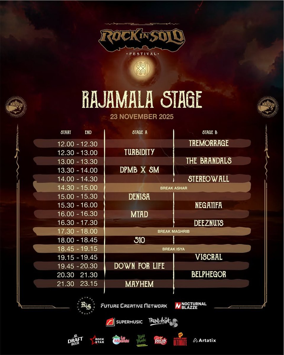 Atur Skema Jadwalmu baik-baik !
Atur tenagamu untuk meliar bersama !

Kita bersenang bersama di ROCK IN SOLO XXI 2025 \m/

<a href="/RockInSoloFest/">Rock In Solo</a>

#jangandikasihkendor