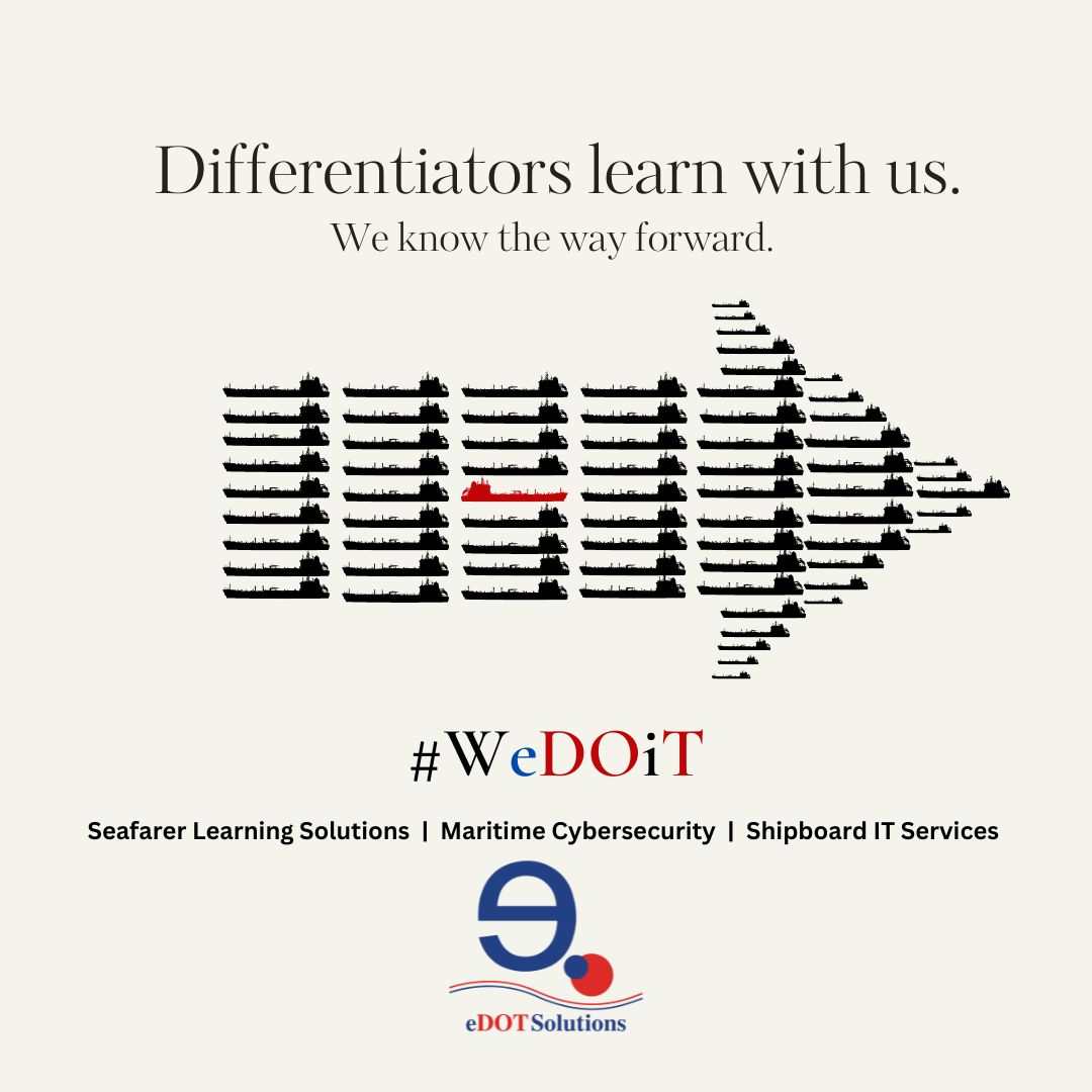 Edot_Solutions's tweet image. Set sail for success in maritime with eDOT!🌊🚢 Learn from industry pros, unlock new horizons.

📞Contact us: +918322501715

#MobileAppDev #SoftwareDev_AGILE #ITServices #Cybersecurity #MaritimeCyberSecurity_IACS #UnRealEngine_Dev #ContentCreation_Visualisation #TrainingSolution