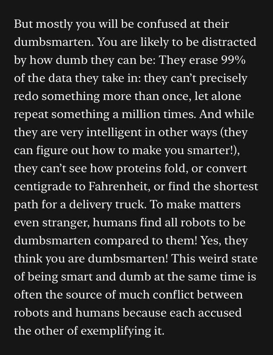 eliotpeper's tweet image. Kevin Kelly offers good advice to AIs