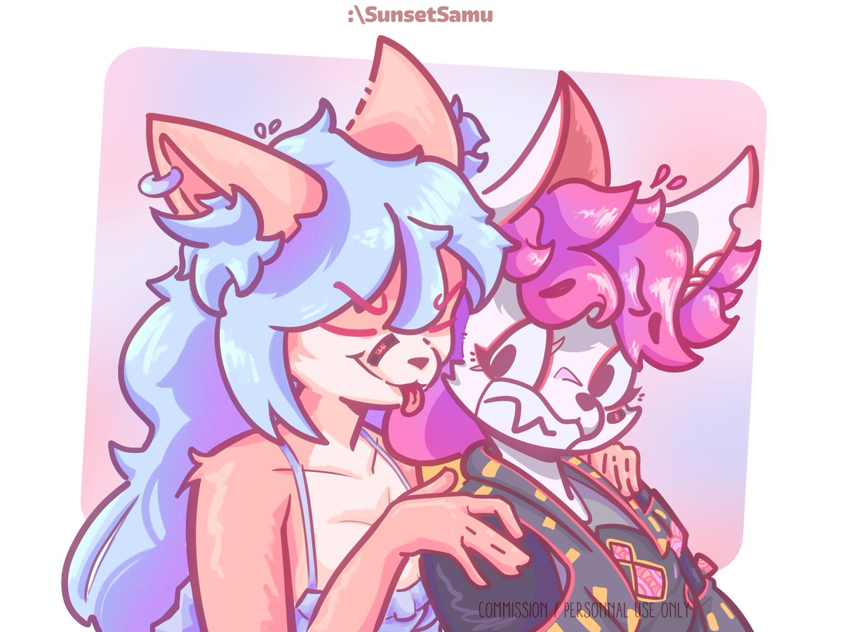 Marine sorprendió a Kimiko :0
art by: <a href="/sunsetsamu/">📂:\Sunset🍂\</a> 

Me encanta, muchisimas gracias :3