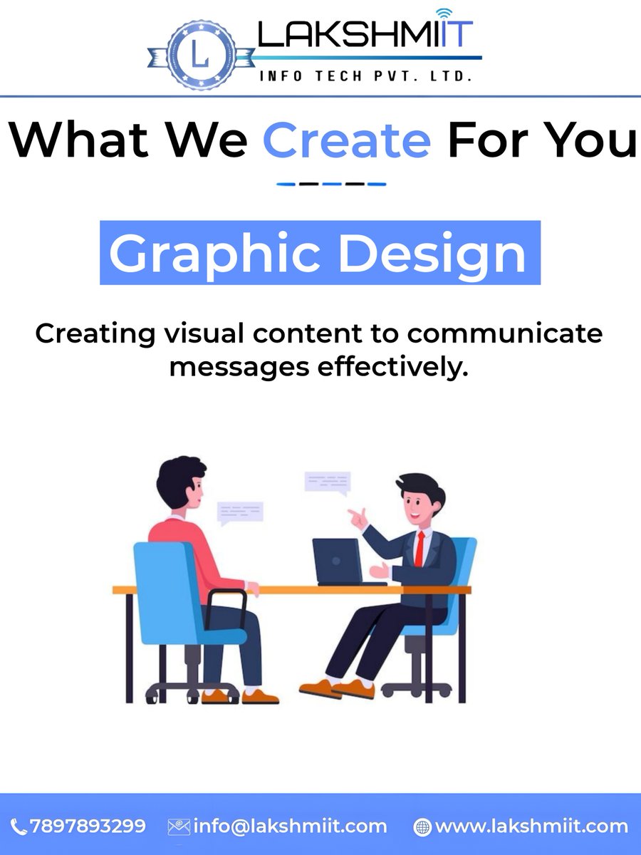 LakshmiITPvtLtd's tweet image. 💡 Looking for Creative &amp;amp; Powerful Digital Solutions?
From stunning graphics to fully functional websites and mobile apps—
 LakshmiIT creates everything your brand needs to grow.
Swipe ➜ to explore our services!
#webdesignservice  #AppDevelopment  #BrandIdentity  #ITServices