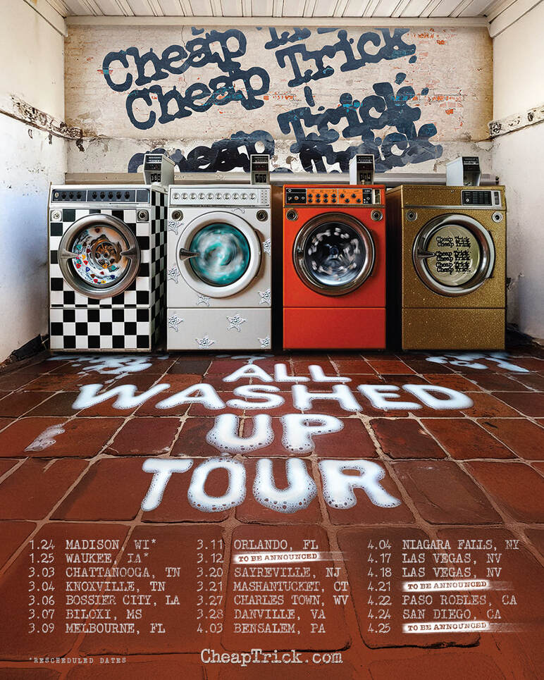 youmasuda's tweet photo. 大事なことだからもう一度言っておこうと思うのだが、CHEAP TRICKの『ALL WASHED UP』TOURの北米公演日程が発表された！　この新作の音源を初めて耳にした時から勝手に「これは絶対にツアーをやるためのアルバムだ！」と思っていたし、だからこそ先日の日本公演がフェアウェル・ツアーと銘打たれていようと、まだまだ彼らのライヴ活動は続いていくはずだと信じていたけれど、何が素敵かって、大仰に勿体をつけるわけでも、言い訳をするわけでもなく、こうやってしれっと新たな日程を発表してくるところ。そこがいかにも彼ららしいと思う。
ちなみにアルバム『ALL WASHED UP』は11月14日に日本盤も無事にリリースされ、セールス的にもここ最近の作品の中では群を抜いて良い滑り出しを見せていて、オリコンのデイリー・アルバム・チャートでも11月14日付けで10位にランクイン。翌日には落ちちゃったけど、これはなかなか嬉しい。
というわけで、次は普通に『ALL WASHED UP』のツアーを観たいので、来年あたりそれをしれっと実現させてくれることを願っている。