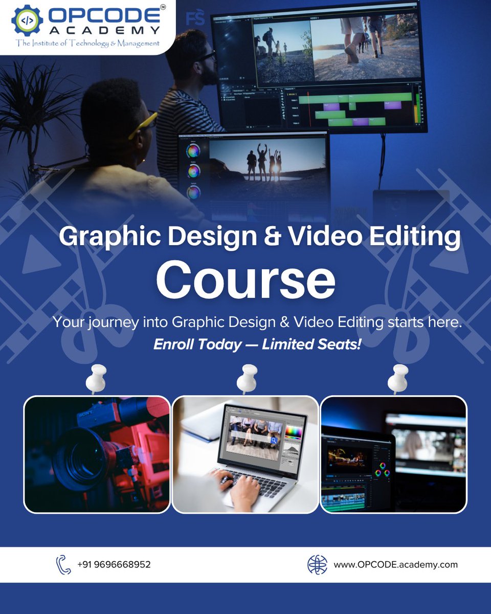 opcodeacademy's tweet image. 🔶 Your skills deserve a spotlight. Learn Graphic Design &amp;amp; Video Editing and build a creative career. Enroll now!🎨

#GraphicDesign #VideoEditing #LearnDesign #CreativeSkills #EnrollNow #DesignCourse #EditorLife #SkillUp #DigitalCreatives #OPCODEAcademy