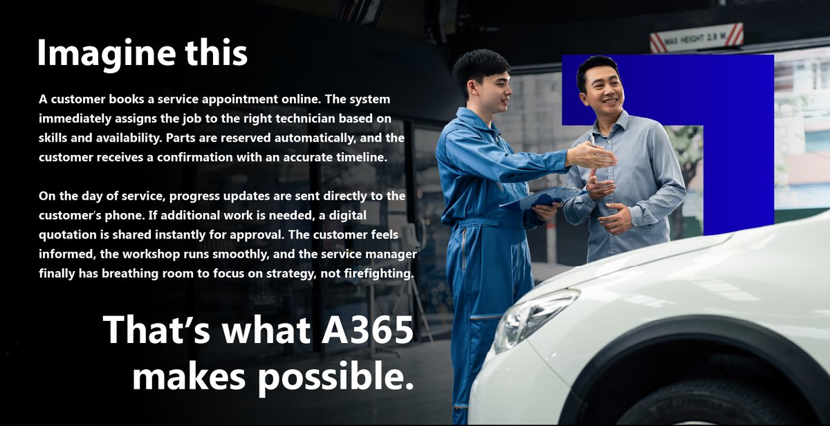 How would your #automotiveservice team perform if bookings, parts, and customer communication all worked seamlessly? #A365 brings that vision to life. Get the full story in our latest blog.: annata.net/automotive-ser…