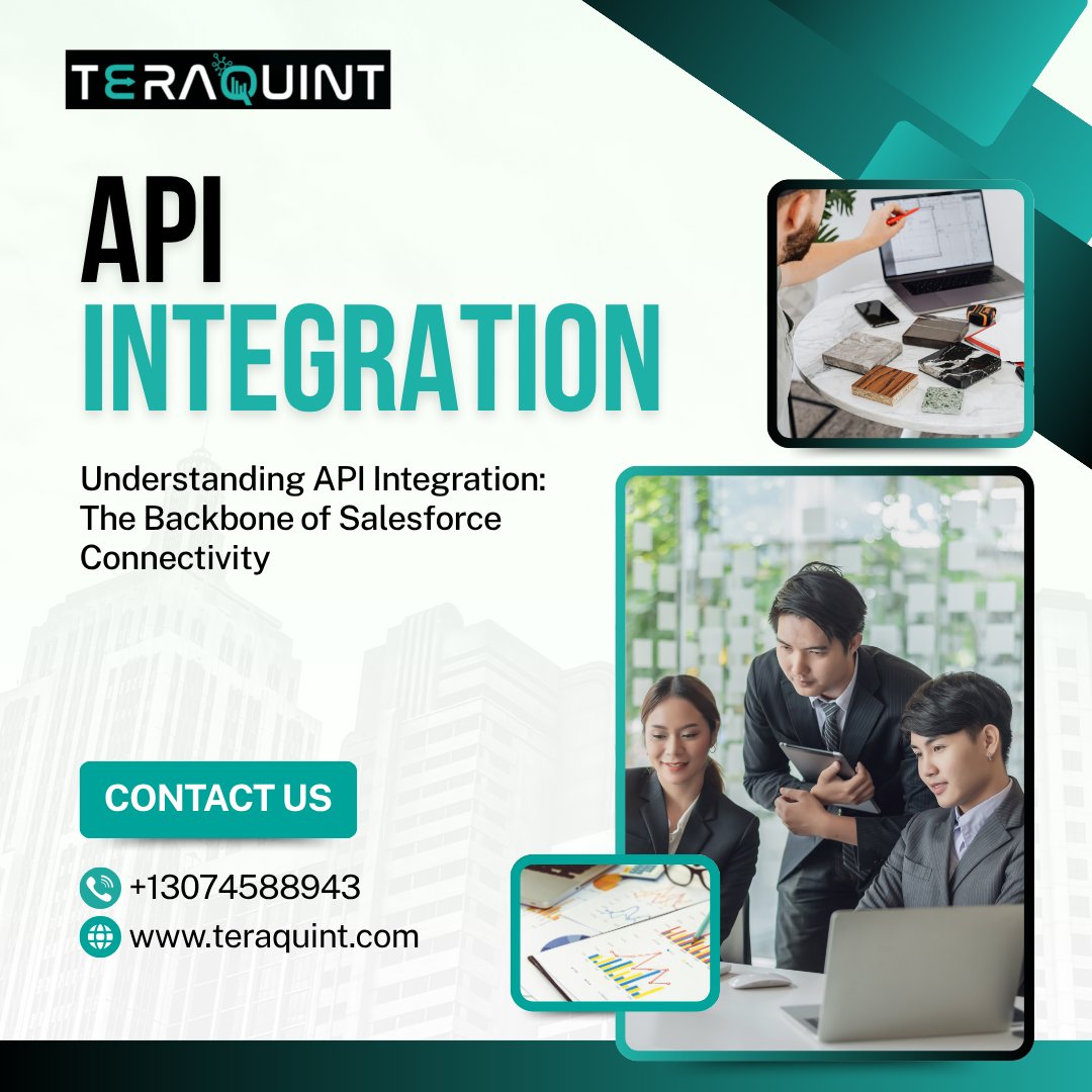 TeraQuint's tweet image. API Integration is the key to a unified, intelligent, and scalable Salesforce ecosystem.
Let TeraQuint help you build smarter digital connections.
🔗 bit.ly/490ROtp
#SalesforceIntegration #API #DigitalGrowth #TeraQuintINC #CRMExperts #Automation #TechLeadership
