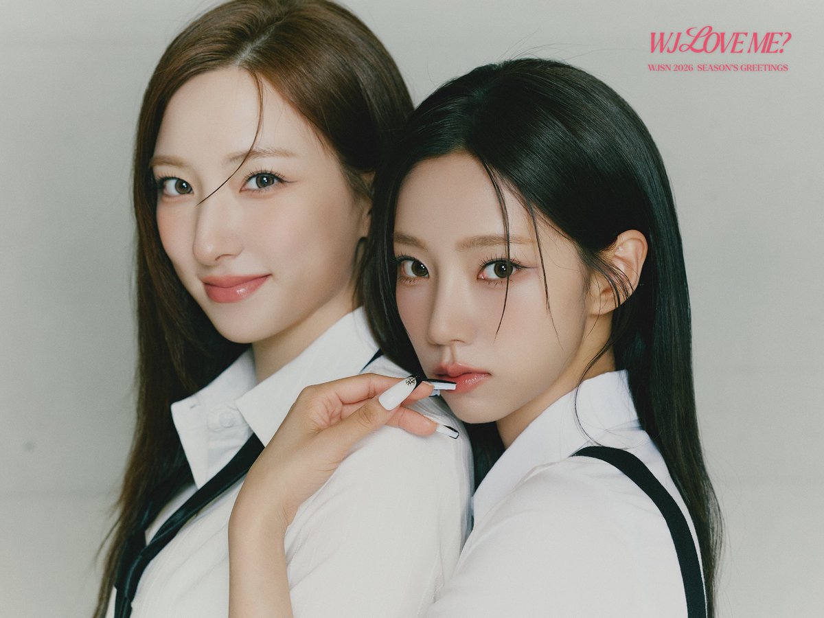 [📢] 
우주소녀(WJSN) 2026 SEASON'S GREETINGS [WJ LOVE ME?]
CONCEPT PHOTO —̳͟͞͞ ☆

🖤 PRE-ORDER : 2025.11.19 (WED) 11AM
🖤 RELEASE : 2025.12.26 (FRI)
 
#우주소녀 #WJSN
#2026SEASONSGREETINGS