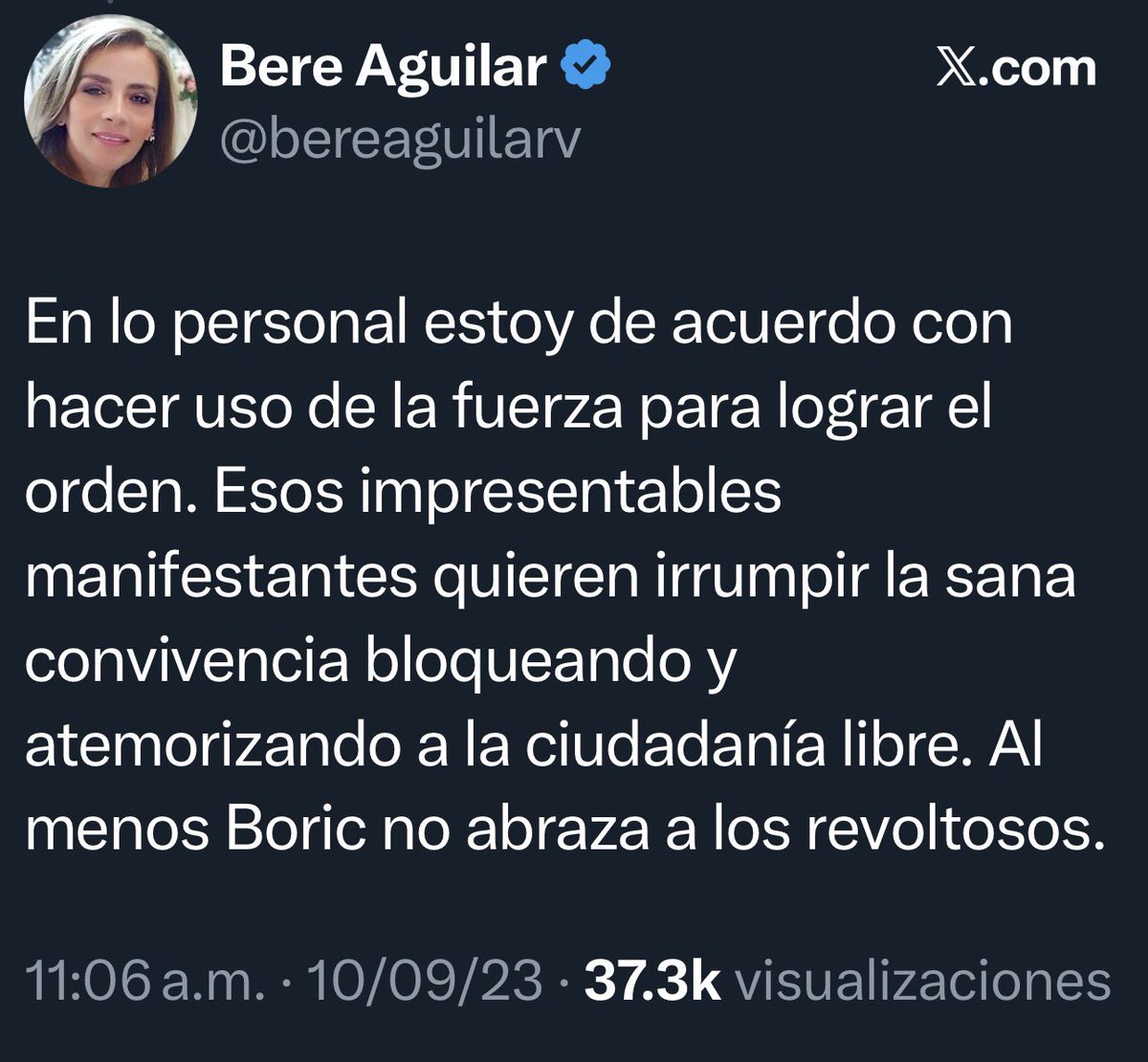 La derecha es hipocresía y manipulación.