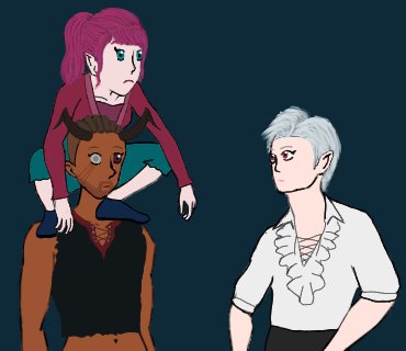 AJs_Antics's tweet photo. @blumothy i offer you my old-ass Owl House fanart, my Spidersona(before I dyed my hair), and my Baldur's Gate 3 character being a gremlin.

Fuck gen AI <3 https://t.co/Baf3ZutSFs