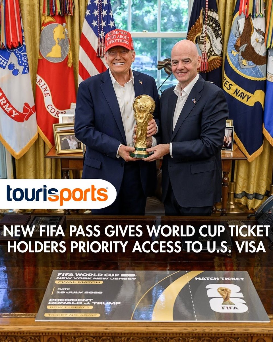 tourisports's tweet photo. Consider coming to the U.S. for the FIFA World Cup? Read this! 
➡️ https://t.co/KYikLJNsx7

#FIFAWorldCup2026 #FIFAWCQ2026 #FIFAWC2026 #FIFAWCQ #FIFA #FIFAU20WC #FIFAIntercontinentalCup #WorldCupQualifiers #WorldCup2026 #WorldCup #sportstravel #sportstourism #USpolitics #UStravel #USAtravel #USA