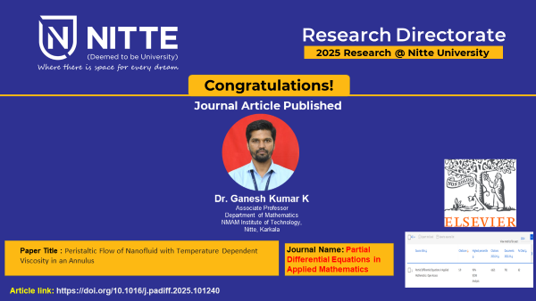 RnDNitteDu's tweet photo. Congratulations! https://t.co/NEn4psinZM