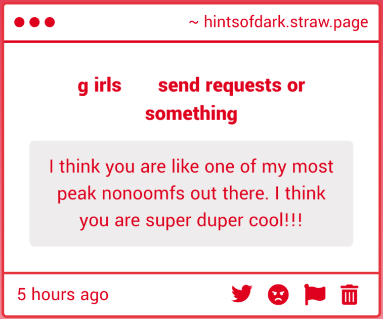 hintsofdark's tweet photo. thank you thank you.. i have lots of ideas i'm glad someone finds enjoyment in them. i'm sure you're super cool too, whoever you are https://t.co/u1t98qIhUM