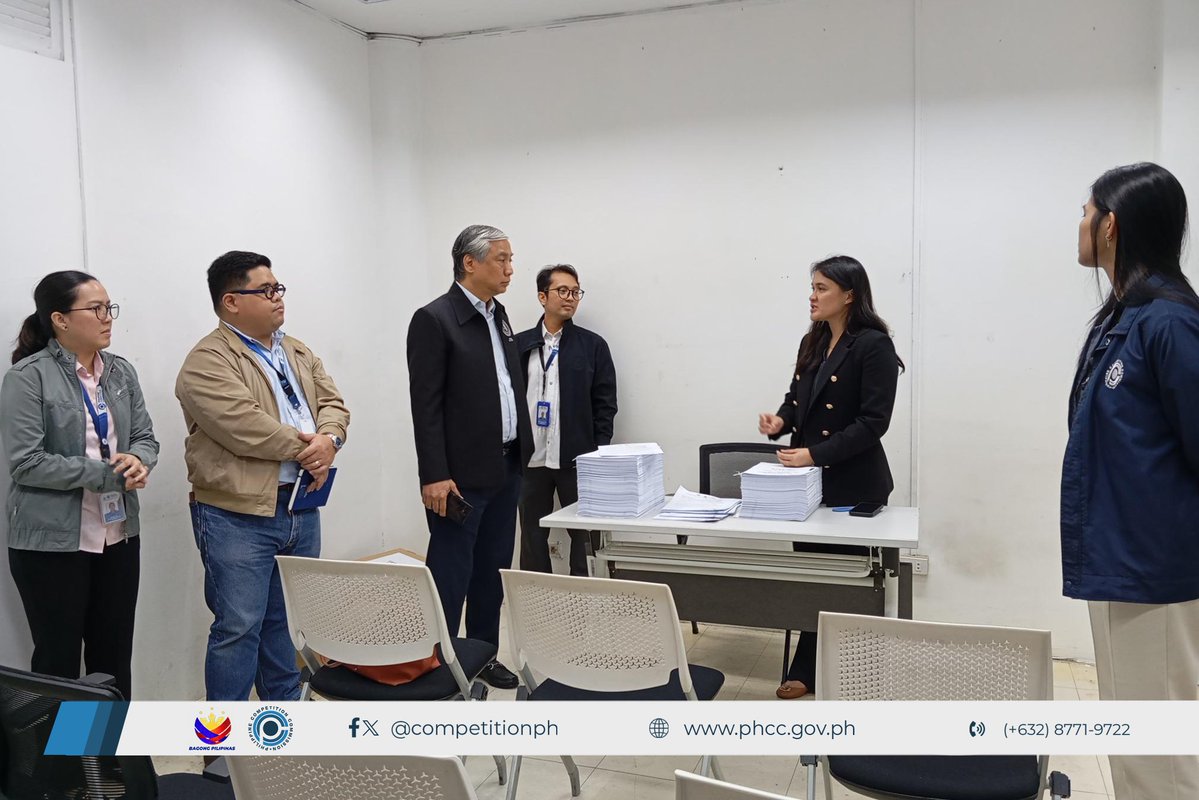 CompetitionPH's tweet image. PRESS RELEASE: PCC refers bid-rigging case to DOJ for evaluation | Read more: bit.ly/PCC-BidRigging…

#CompetitionPH #CompetitionMatters #FairBidding #StopBidRigging