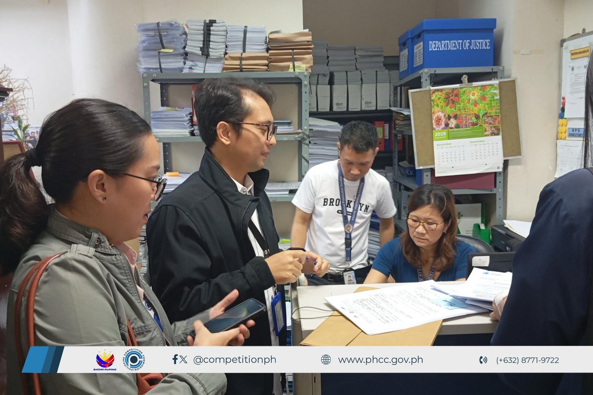 CompetitionPH's tweet image. PRESS RELEASE: PCC refers bid-rigging case to DOJ for evaluation | Read more: bit.ly/PCC-BidRigging…

#CompetitionPH #CompetitionMatters #FairBidding #StopBidRigging