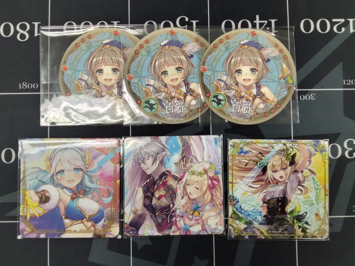 白猫プロジェクト エクセリア コースター 白猫プロジェクトTCG・黒ウィズ グッズ 入荷情報】 エクセリア 丸