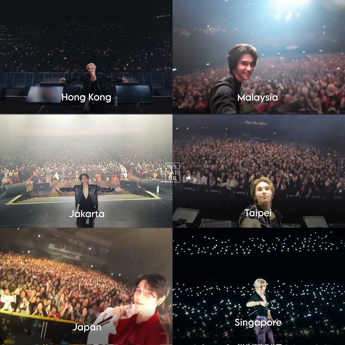 wssatur's tweet image. #JeffSatur&apos;s “Red Giant” tour crowds ‧₊˚ ⋅