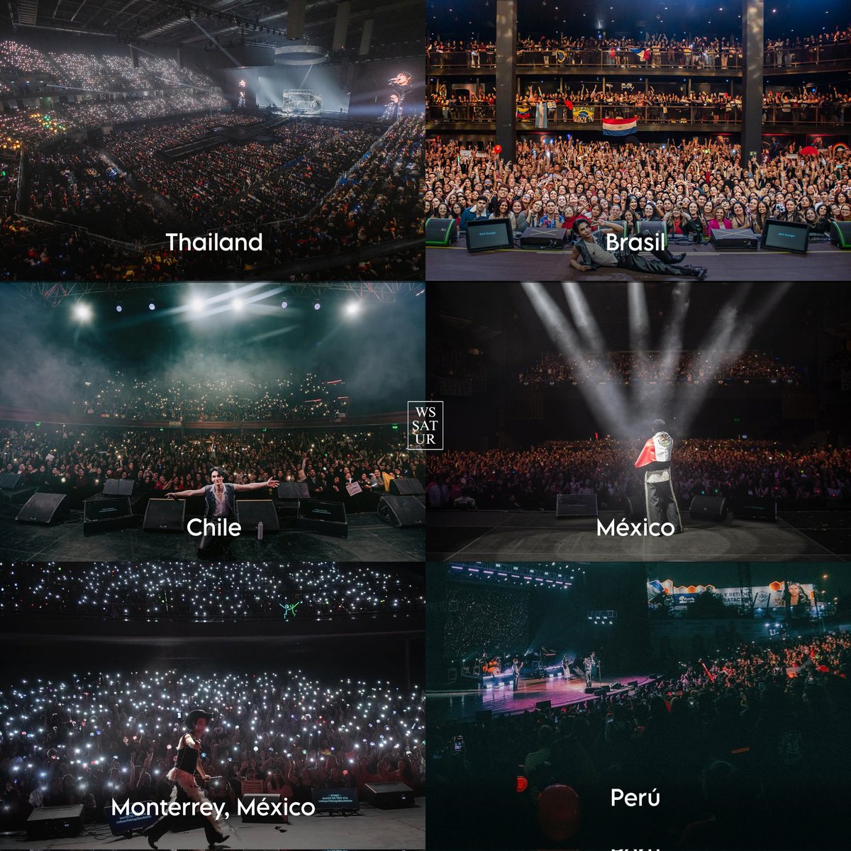 wssatur's tweet image. #JeffSatur&apos;s “Red Giant” tour crowds ‧₊˚ ⋅