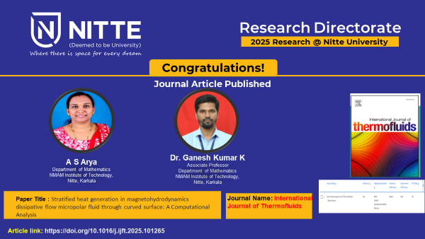 RnDNitteDu's tweet photo. Congratulations! https://t.co/vzYSyJ9xK5