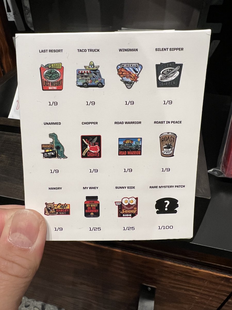 NAKANO_LASTGEAR's tweet image. シークレット2種類マジか。

1/100が2種類…😂

コンプリートさせたと見せかけてコンプリートじゃない(笑)

#511tactical
#PATCHEX
#ブラインドパック
#PATCH
#後日談