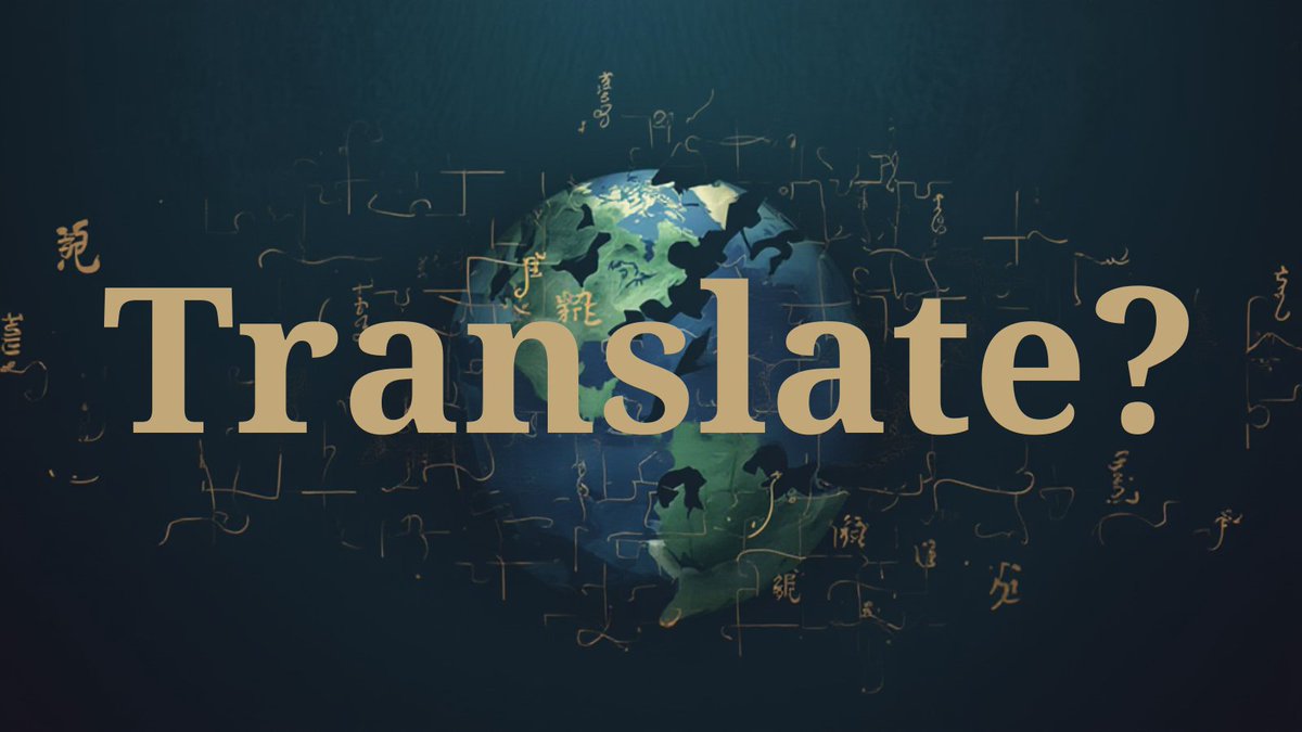 gpttranslators's tweet image. What’s the hardest word to translate in your language  and why?
Some meanings are cultural, emotional, or simply too unique for direct translation.
Share yours below! 
#GPTTranslator #TranslateGPT #AITranslation #ChatGPT #LanguageCommunity #MultilingualAI #Localization