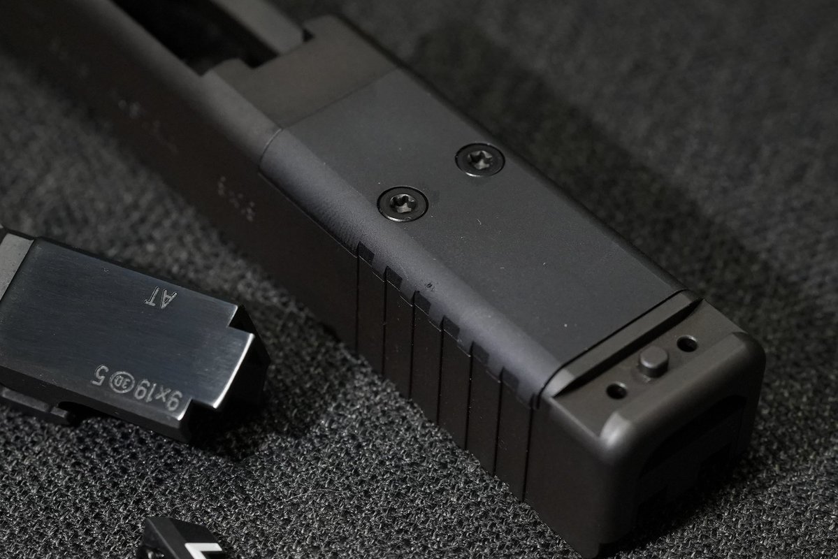 jkarmy_int's tweet image. Wii tech 👍🏾

CNC Steel Slide &amp;amp; Barrel set 
For TM G17 Gen5 MOS GBBP 

With steel Cycling Rail
For Extra Durability &amp;amp; Performance !! 

#wiitech #g17g5 #marui #slide