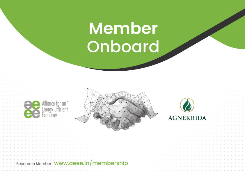 #NewMember - Agnekrida is a multidisciplinary consultancy driven by a dedicated focus on sustainability solutions in architecture, green buildings, energy efficiency and environmental design. 

Join us as a member: aeee.in/membership/

#Sustainability #AEEE #RISE