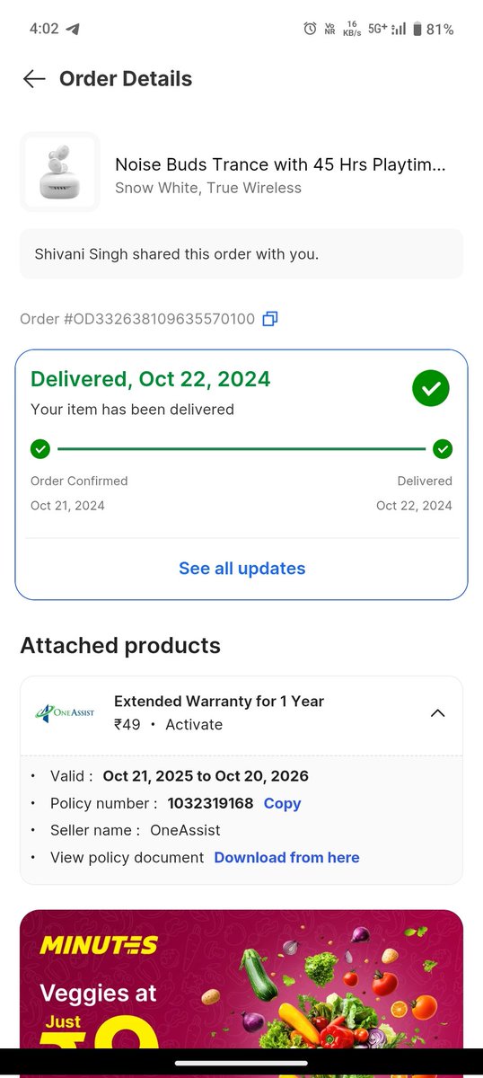 wayne__98's tweet photo. @flipkartsupport Order details https://t.co/hdb7d9uGVv