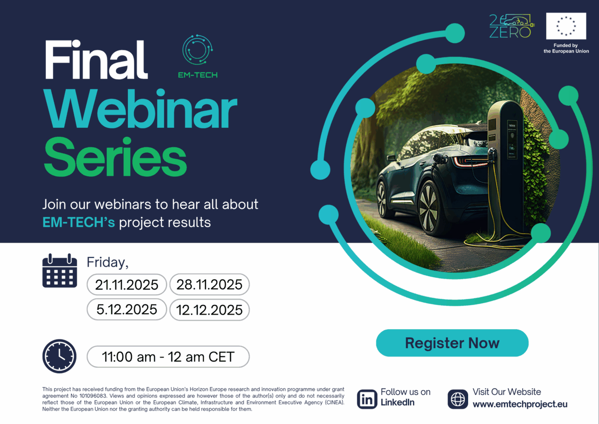 RHODaS_EU's tweet image. 📢 The 2nd EM-TECH #Webinar starts tomorrow!

Discover 3 R&amp;amp;D topics shaping the future of EV motor performance:

💡 Virtual sensing technologies 
💡 Innovative inverter &amp;amp; motor control functions
💡 Next-level electric drive control strategies 

Regsiter &amp;gt; emtechproject.eu/webinar/