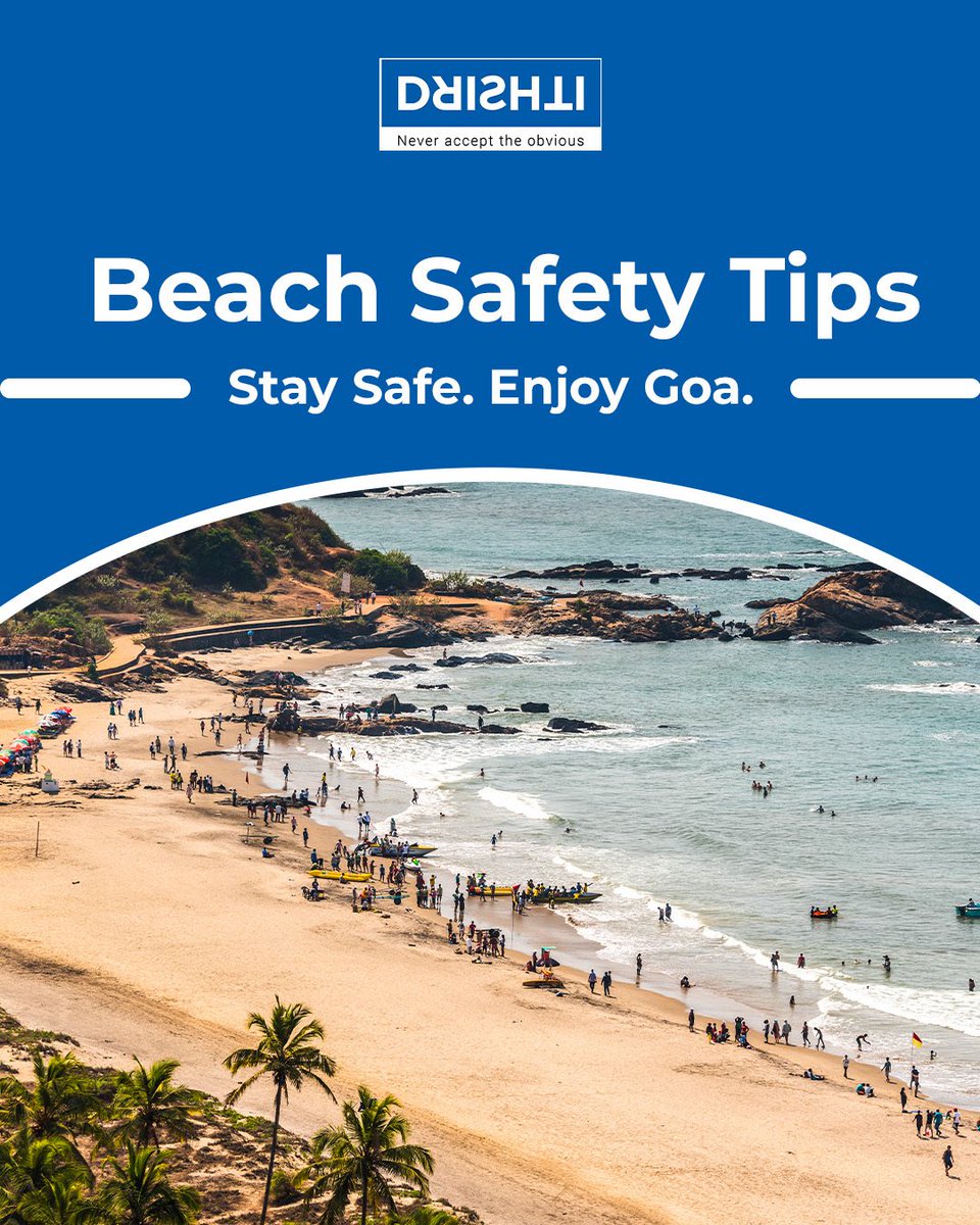 DrishtiMarine's tweet image. Stay safe, stay smart, stay within the flags. 

Our lifesavers are here to keep you safe, but safety starts with you.

Our lifesavers are always watching over you, just make sure you’re doing your part too. 💪

#DrishtiMarine #BeachSafety #SafeShores #GoaBeaches #LifesaversOnDuty