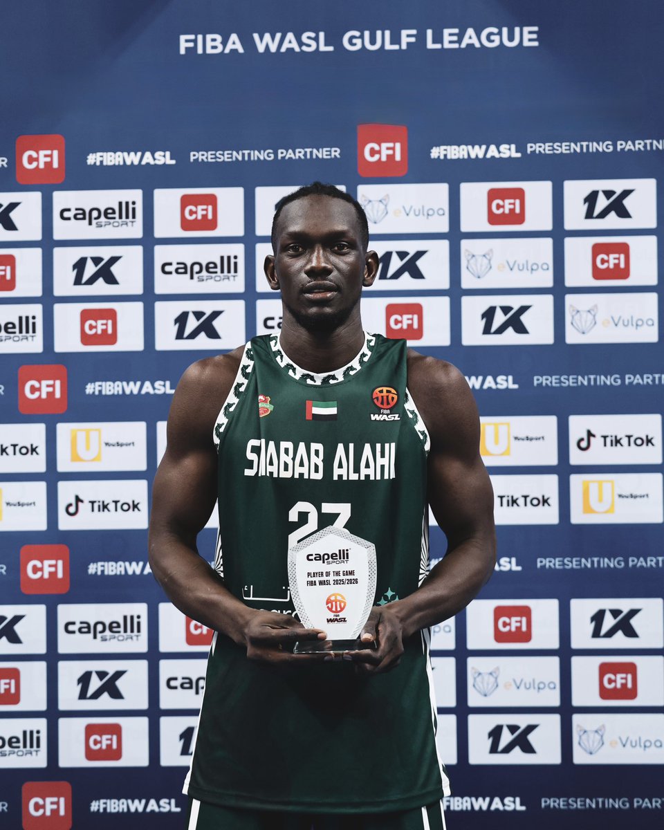 OfficialWASL's tweet image. Full control all night long, securing his spot as the Capelli Sport Player of the Game⚡️

#FIBAWASL #WASL #CapelliSport #PlayForward