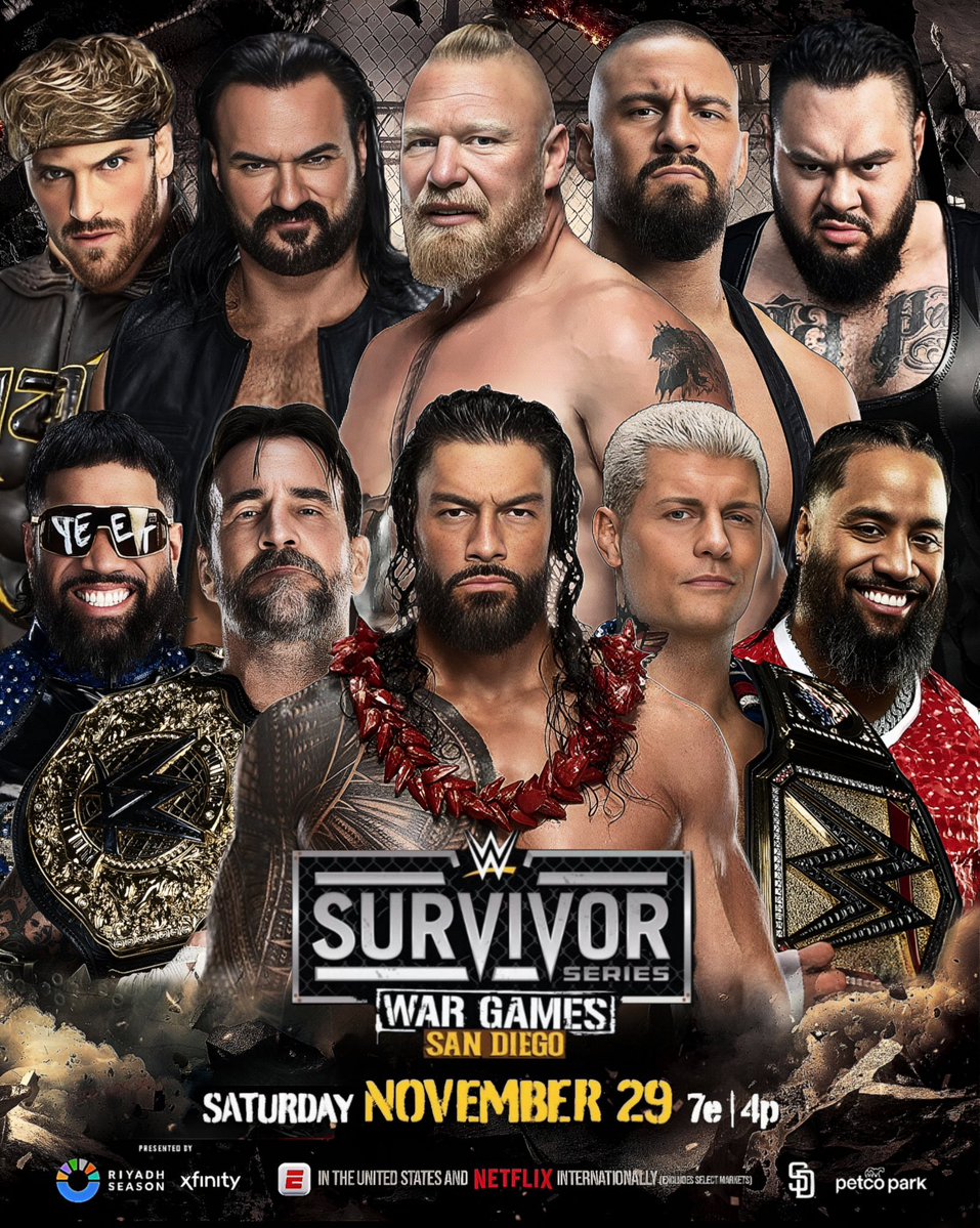 مش منطقيه والله مش منطقيه ولو حاولت امنطقها مش هعرف ازاي فرقه فيها بروك درو برون برونسون والناحيه التانيه العبيط والاهبل وبانك يعني ربنا يسترها وميموتش ف نص الماتش مفيش غير كودي و رومان...

لازم فريق الفيجين يفوز واللي يتثبت كودي لو فعلا ناويين نعمل عصابه قويه