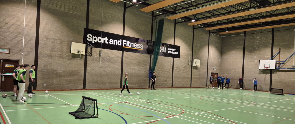 Thanks to Dominic Barstow from <a href="/ElginCityFC/">Elgin City F.C.</a> for delivering an excellent CPD session for our HNC Sports Coaches this morning. This also linked in with their assessment observations for Prevention and Rehabilitation module ⚽️