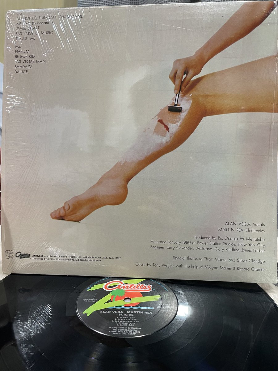 SUICIDE / ALAN VEGA・MARTIN REV SUICIDE 80年米盤orgレコード