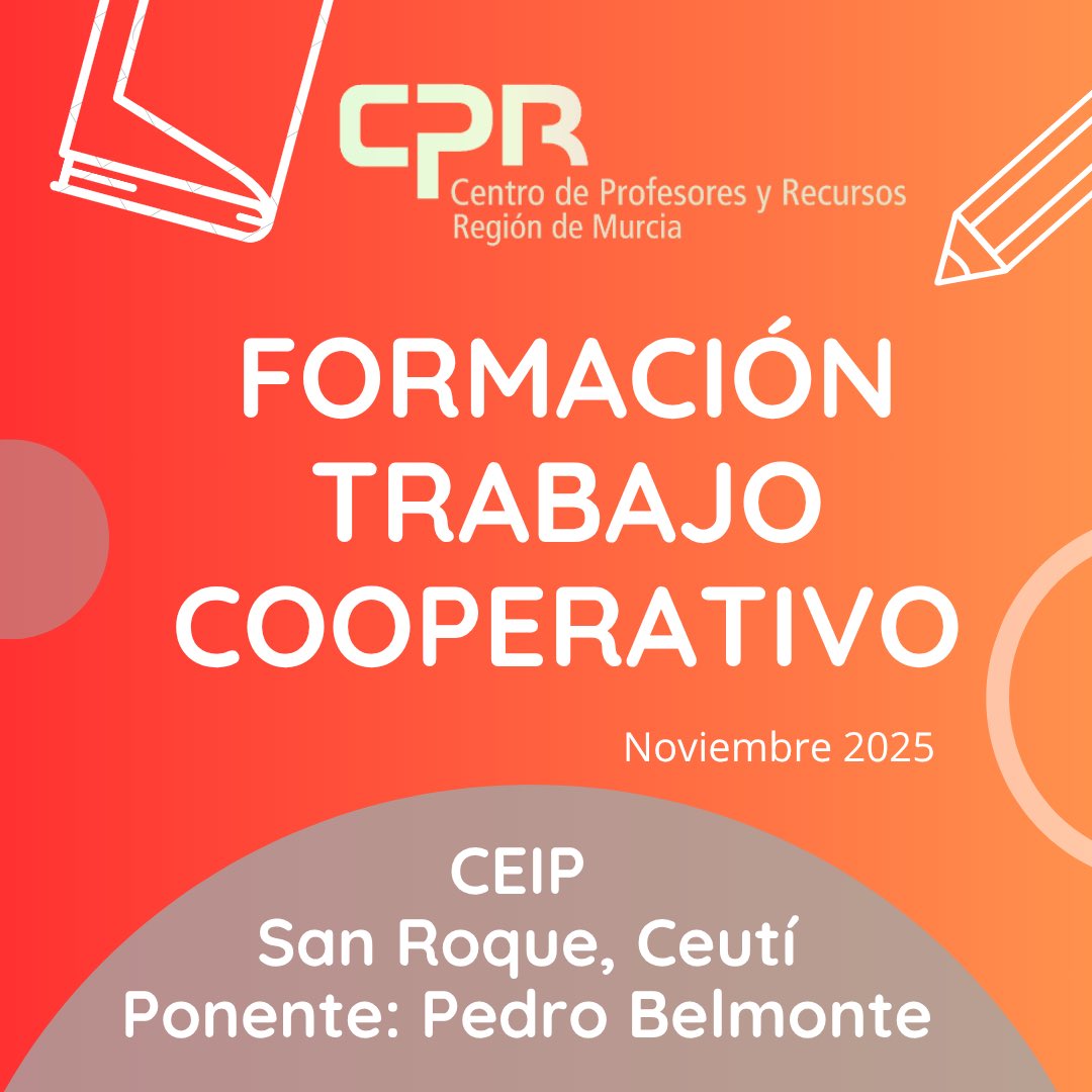 peter558ct's tweet image. 📚2 días de formación en el CEIP San Roque (Ceutí) sobre aprendizaje cooperativo y rutinas de pensamiento.
🌟Analizamos recursos, practicamos dinámicas y reflexionamos sobre cómo crear aulas orientadas al pensamiento🌟
#FormaciónDocente #AprendizajeCooperativo #Rutinaspensamiento