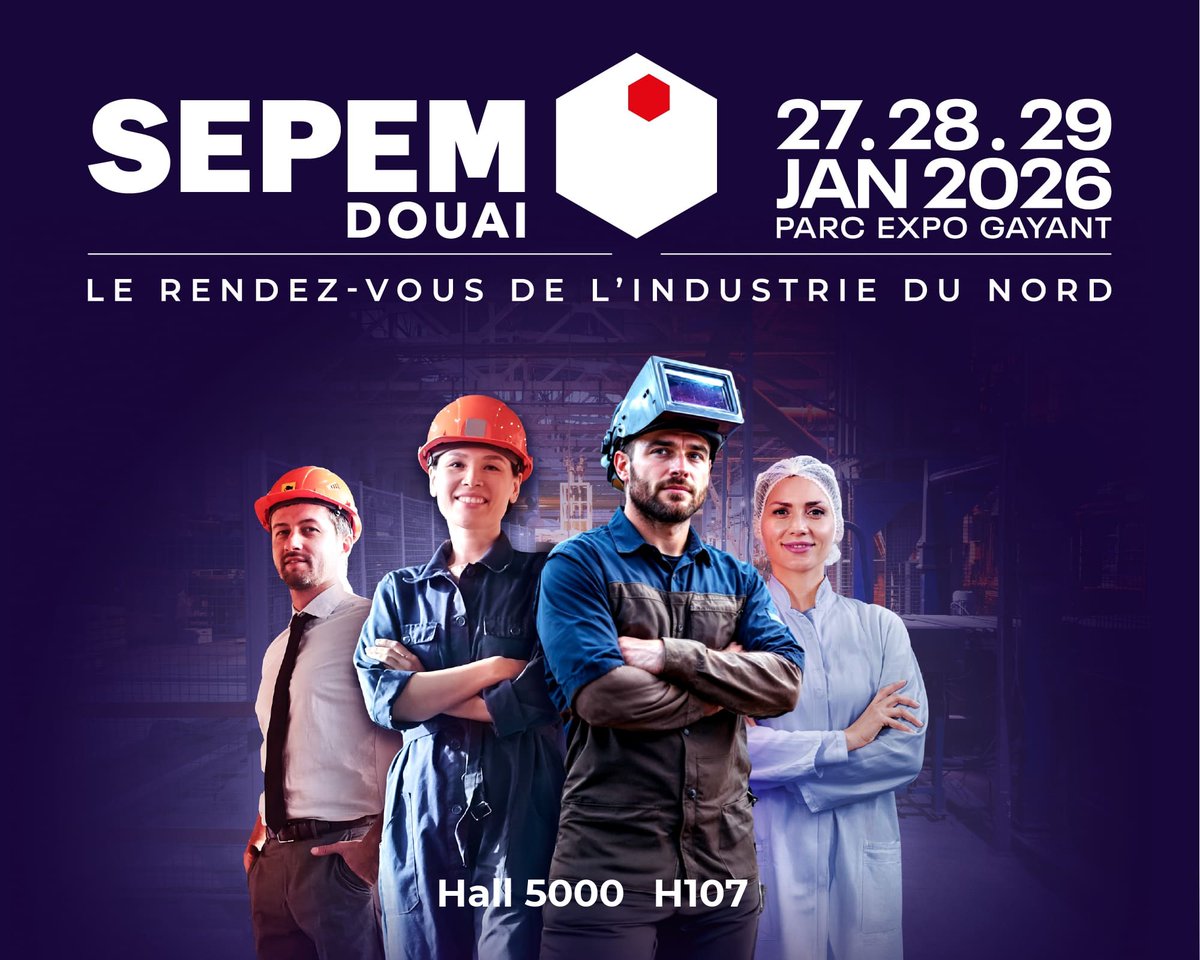 Retrouvez Proges Plus au salon SEPEM Douai 2026, stand H107, pour découvrir nos solutions ERP, SIRH, BI, infogérance et cybersécurité pour PME industrielles !
proges.com/fr/salon-sepem…
#SEPEMDouai #SEPEM2026 #Industrie