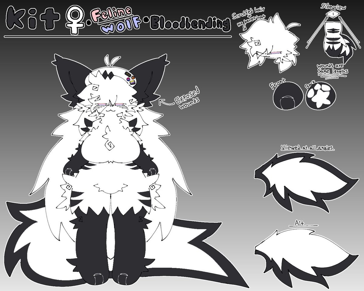 Hello again! Another Kit ref! (Vast dominant)

I'll work on sum art for Kit lore since I haven't shown them that muchh
