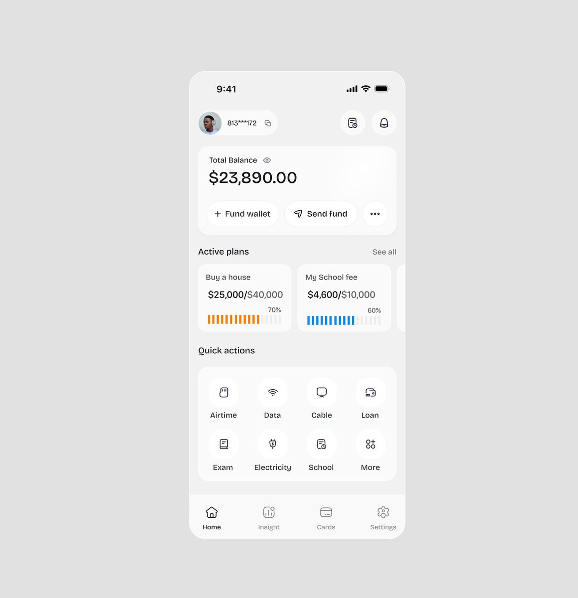 AfolabiDewale's tweet image. Ui design exploration 

Fintech mobile screen ✨