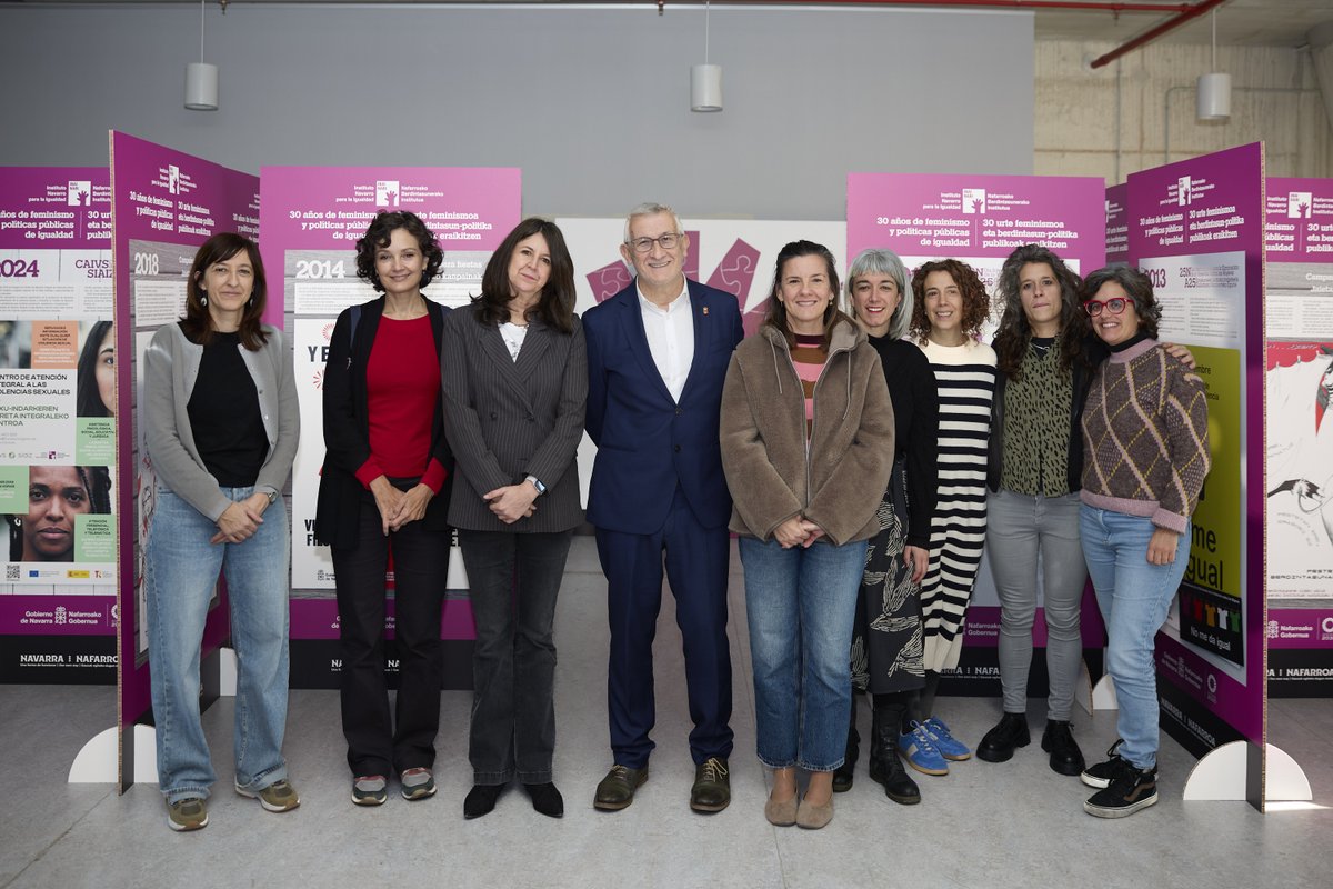 El INAI / NABI recoge en una exposición la evolución de #Navarra en el ámbito de la igualdad, la prevención de las violencias contra las mujeres y los derechos LGTBI+ de las últimas décadas

<a href="/igualdad_na/">Igualdad - Berdintasuna</a> 
<a href="/UNavarra/">UPNA - Universidad</a> 

📎 Info: navarra.es/es/-/nota-pren…