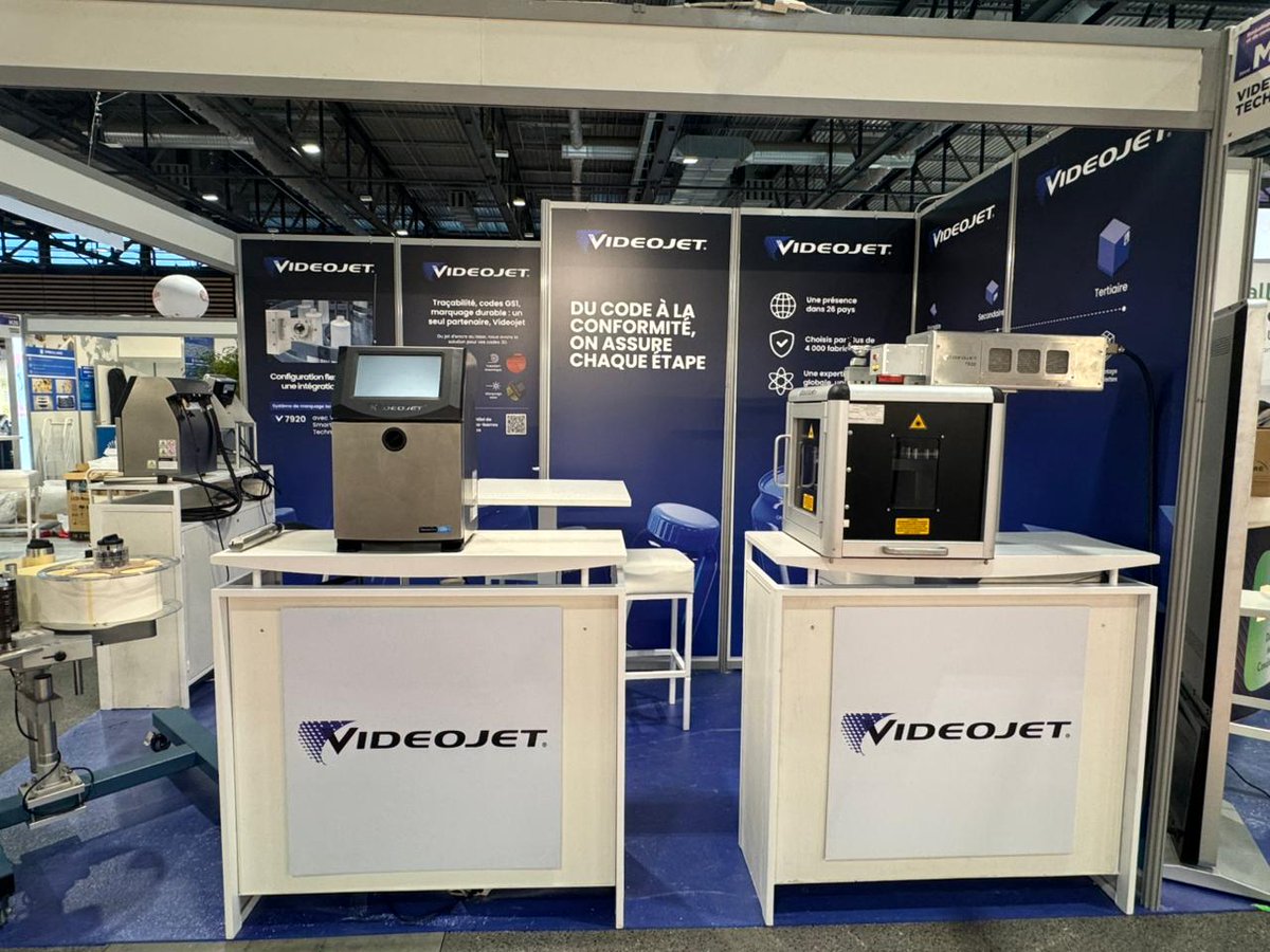 Venez nous rendre visite au Prod&amp;Pack!
Nous sommes prêts et impatients de vous accueillir au Prod&amp;Pack à Lyon, alors venez nous dire bonjour 👋 sur le Stand 7-M24. Il n'est pas trop tard pour obtenir votre pass gratuit pour l'événement : ow.ly/Bkij50XtlkM 

#Prod&amp;Pack2025