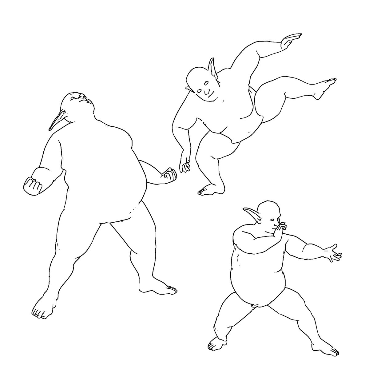 huwawawataame's tweet image. リアルな中年男性エルフの販売をしております。発売記念特価で先着一名様が1000円で購入することが出来ます。耳が5種類あります。

huwa2wataame.booth.pm/items/7661253

#クリスタ　#FBX