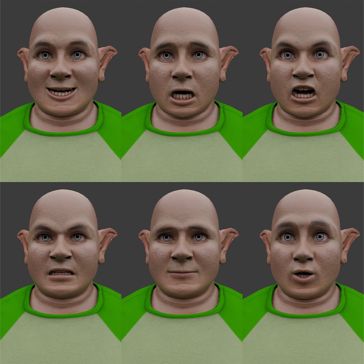 huwawawataame's tweet image. リアルな中年男性エルフの販売をしております。発売記念特価で先着一名様が1000円で購入することが出来ます。耳が5種類あります。

huwa2wataame.booth.pm/items/7661253

#クリスタ　#FBX