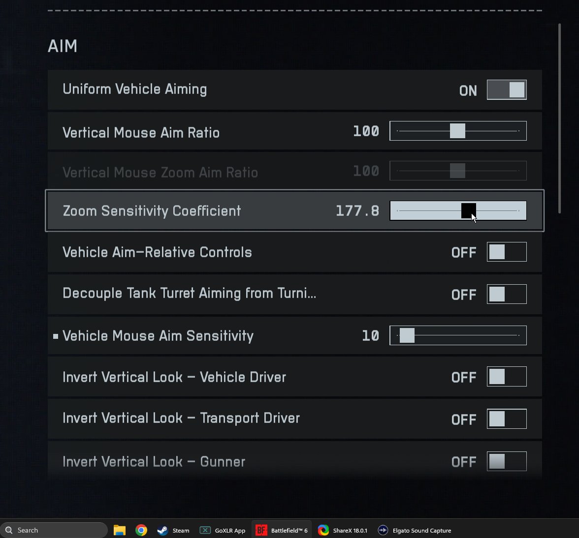 ottrTweets's tweet image. Heads up! New update MIGHT reset your Zoom Sensitivty Coefficient. I went from 0 to 177.8
