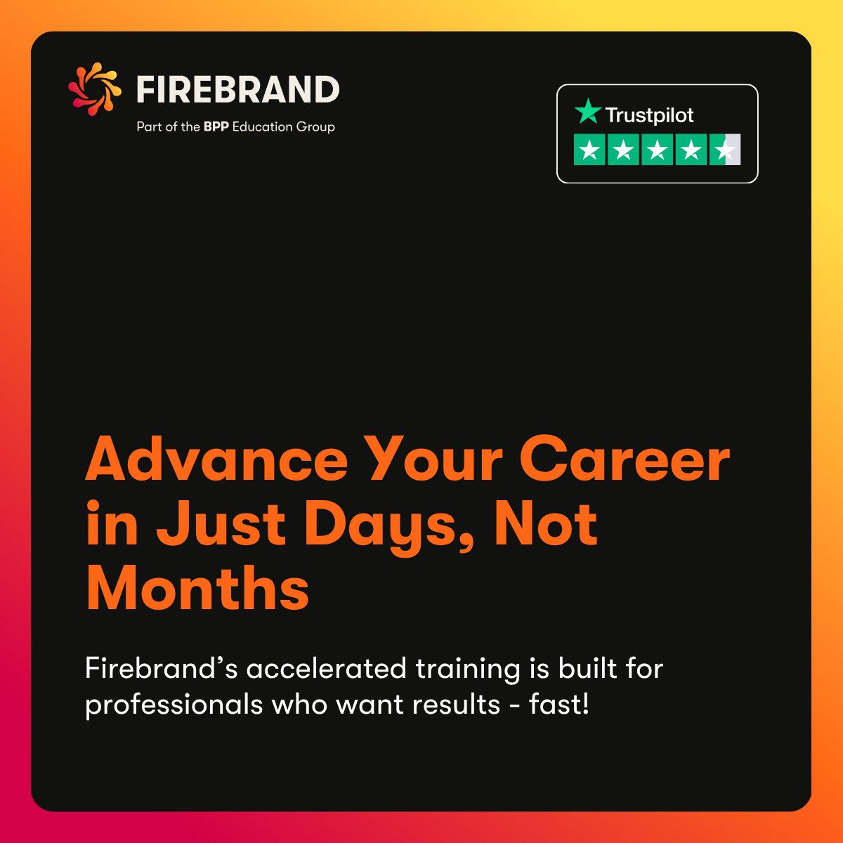 BeAFirebrand's tweet image. Whether you&apos;re upskilling or switching careers, Firebrand helps you move forward - without the wait. 👉 firebrand.training/uk/courses

#CyberFastTrack #FirebrandTraining #ProfessionalDevelopment #TechCareers #AcceleratedLearning