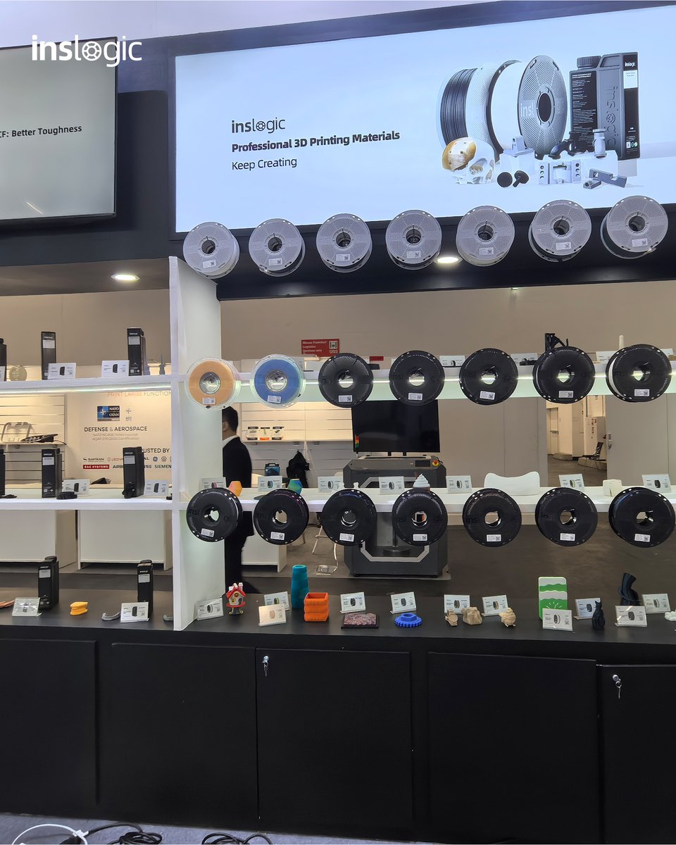 Inslogic3D's tweet image. Exciting Day 1 at Formnext 2025 in Frankfurt!

We&apos;re thrilled to welcome visitors to the @Inslogic3D booth 12.1-F19.

👉 Want a sample? Free 250 g engineering-grade spool giveaways are available — limited stock, first come first served.

Join us NOW.

#Inslogic3D #Formnext2025