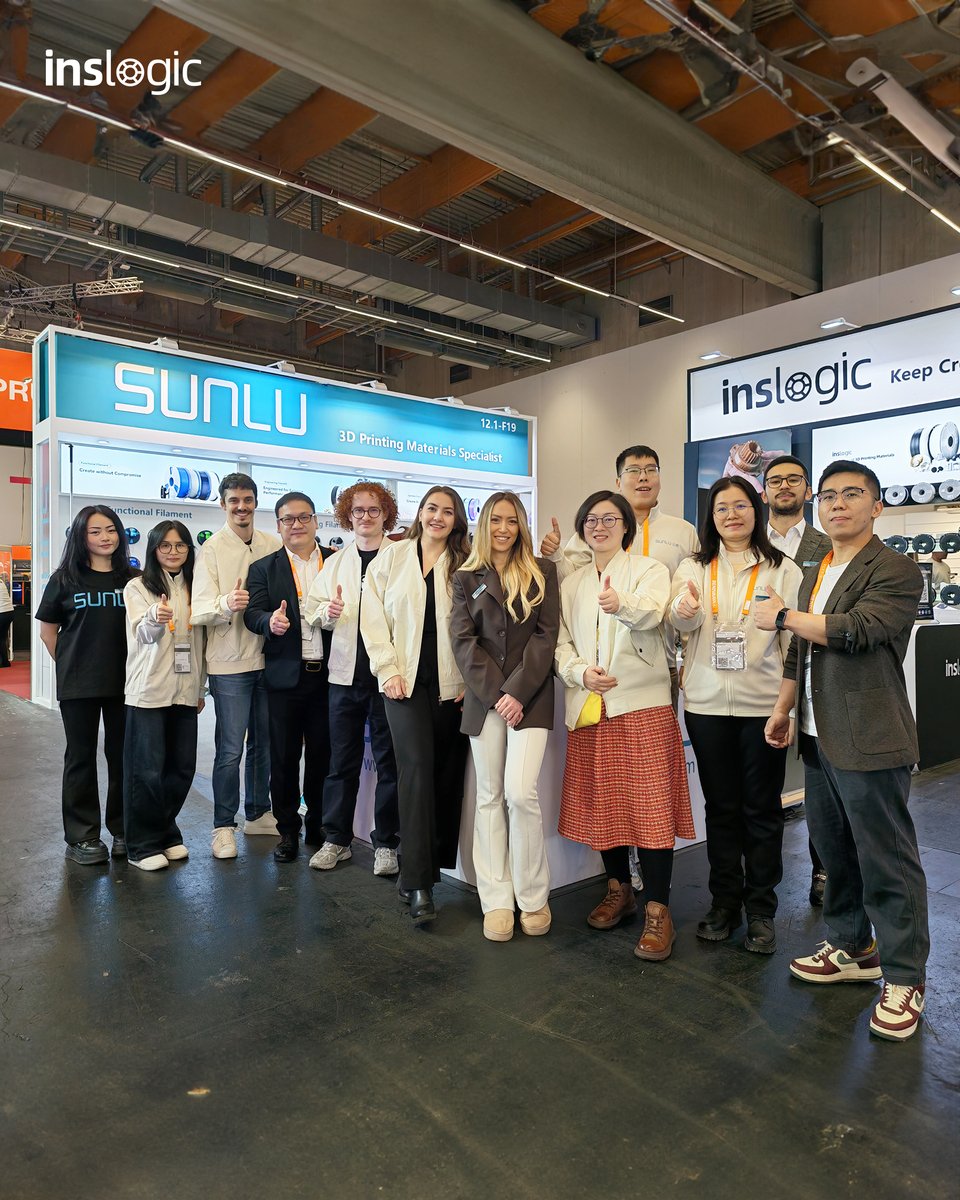 Inslogic3D's tweet image. Exciting Day 1 at Formnext 2025 in Frankfurt!

We&apos;re thrilled to welcome visitors to the @Inslogic3D booth 12.1-F19.

👉 Want a sample? Free 250 g engineering-grade spool giveaways are available — limited stock, first come first served.

Join us NOW.

#Inslogic3D #Formnext2025