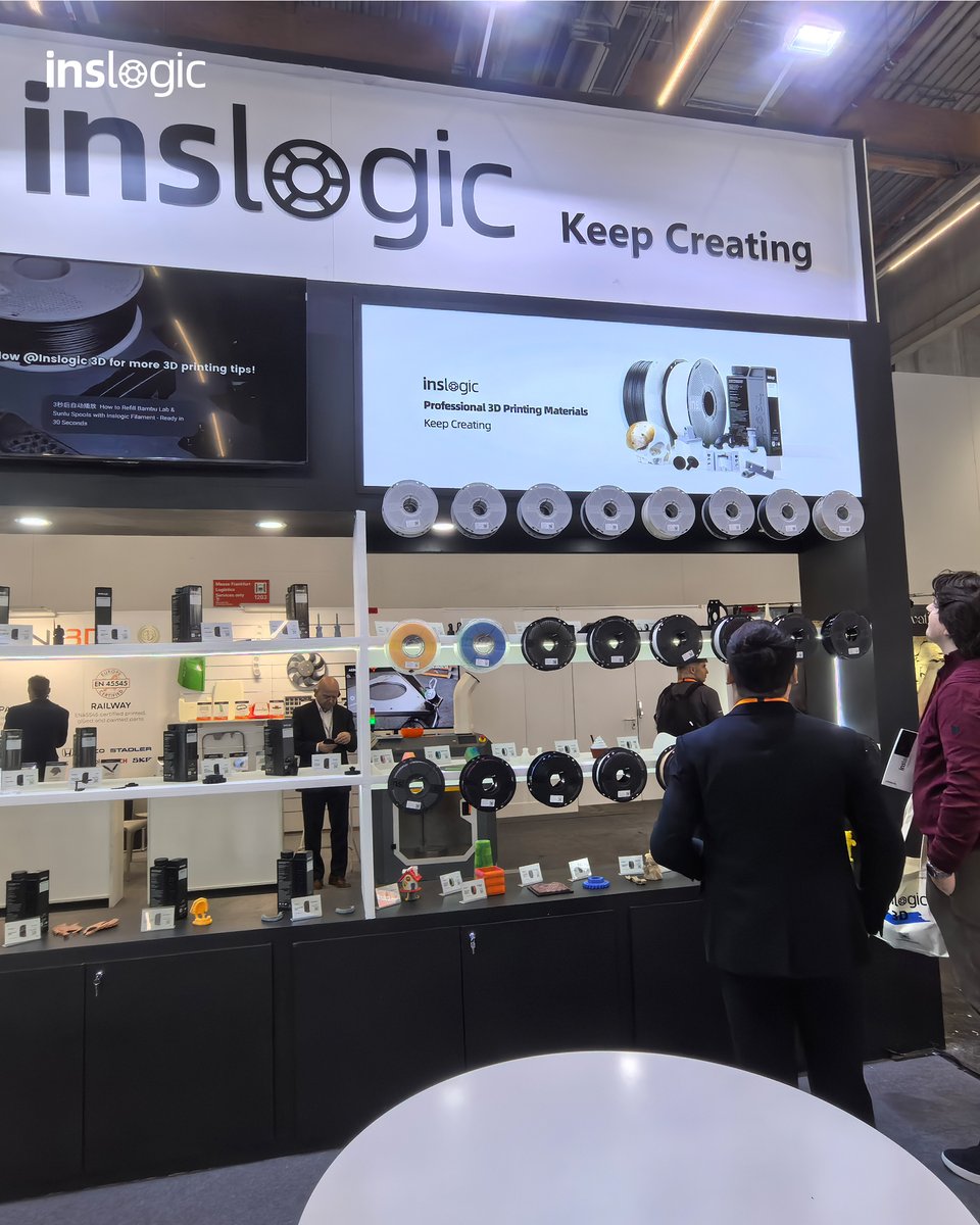 Inslogic3D's tweet image. Exciting Day 1 at Formnext 2025 in Frankfurt!

We&apos;re thrilled to welcome visitors to the @Inslogic3D booth 12.1-F19.

👉 Want a sample? Free 250 g engineering-grade spool giveaways are available — limited stock, first come first served.

Join us NOW.

#Inslogic3D #Formnext2025