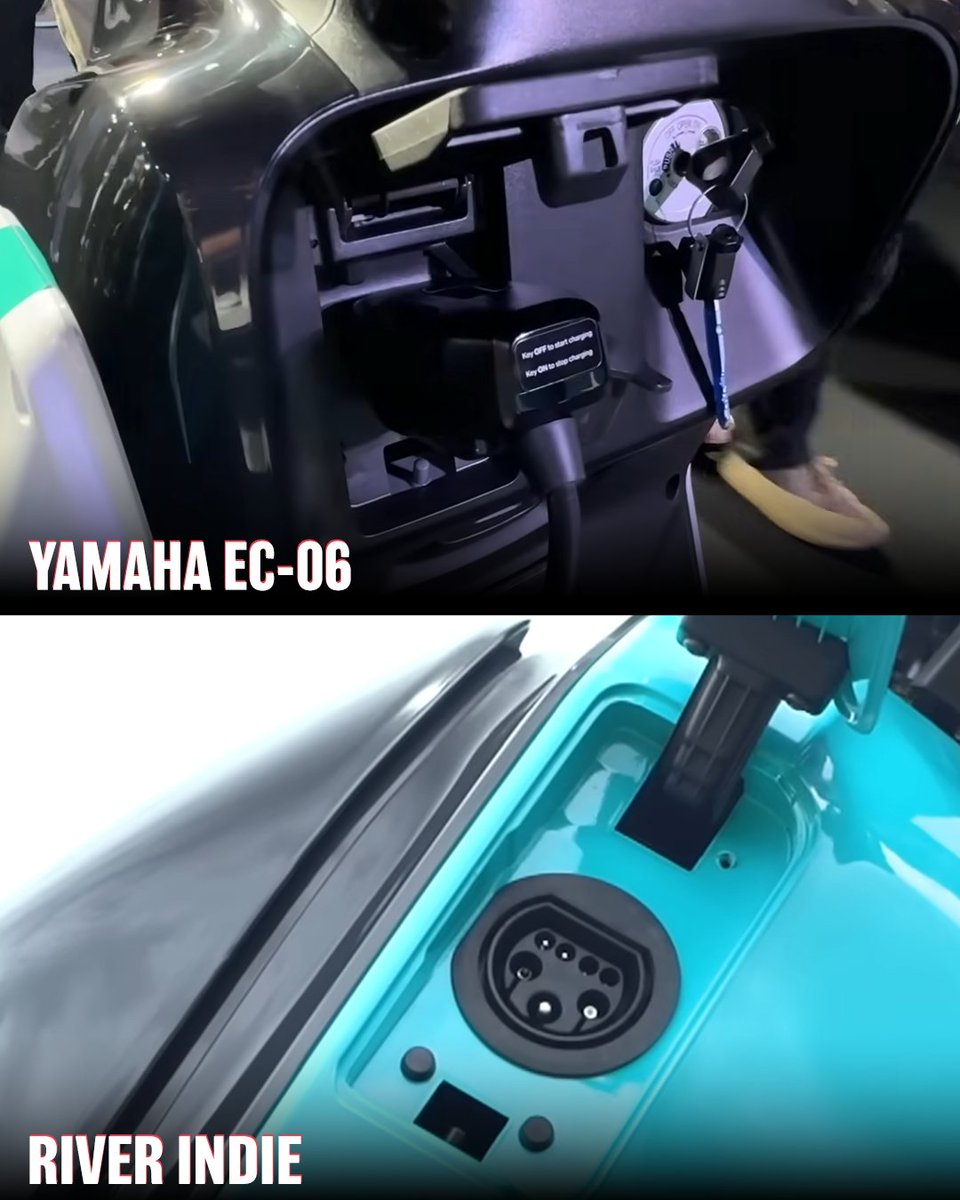 91wheels's tweet image. Yamaha’s EC-06 concept teases a sleek electric future, while the River Indie stands strong as a real-world EV.
Two styles, two timelines — one frame.
What’s your pick?

#EC06Concept #RiverIndie #ElectricScooter #ConceptVsProduction #EVShowcase