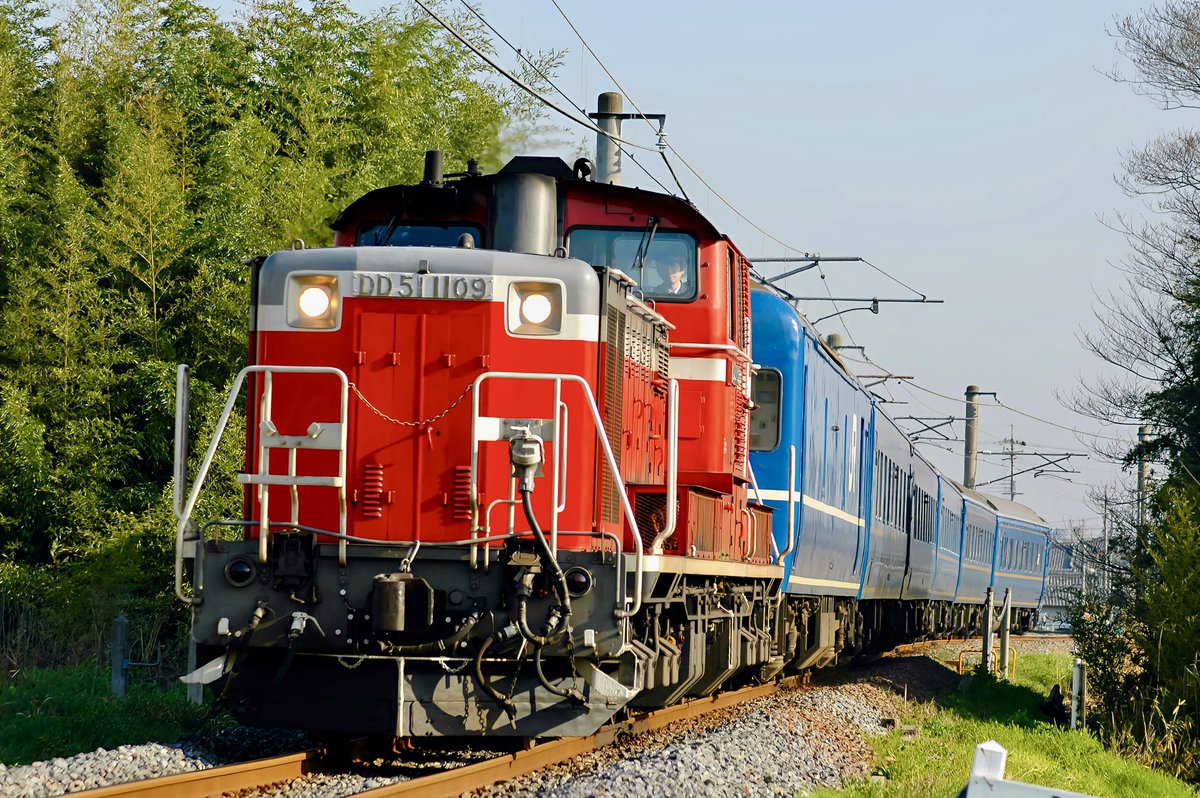 DD51 1109号機👏復活おめでとう㊗️ 後藤総合車両所を出場😊 お