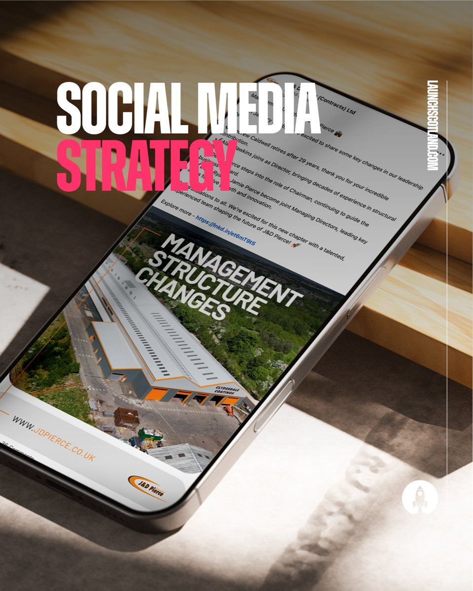 LaunchScotland's tweet image. In today’s digital world, a strong social media strategy isn’t optional, it’s essential. 🚀 

Our team create tailored strategies that turn social channels into powerful business tools. 

launchscotland.com